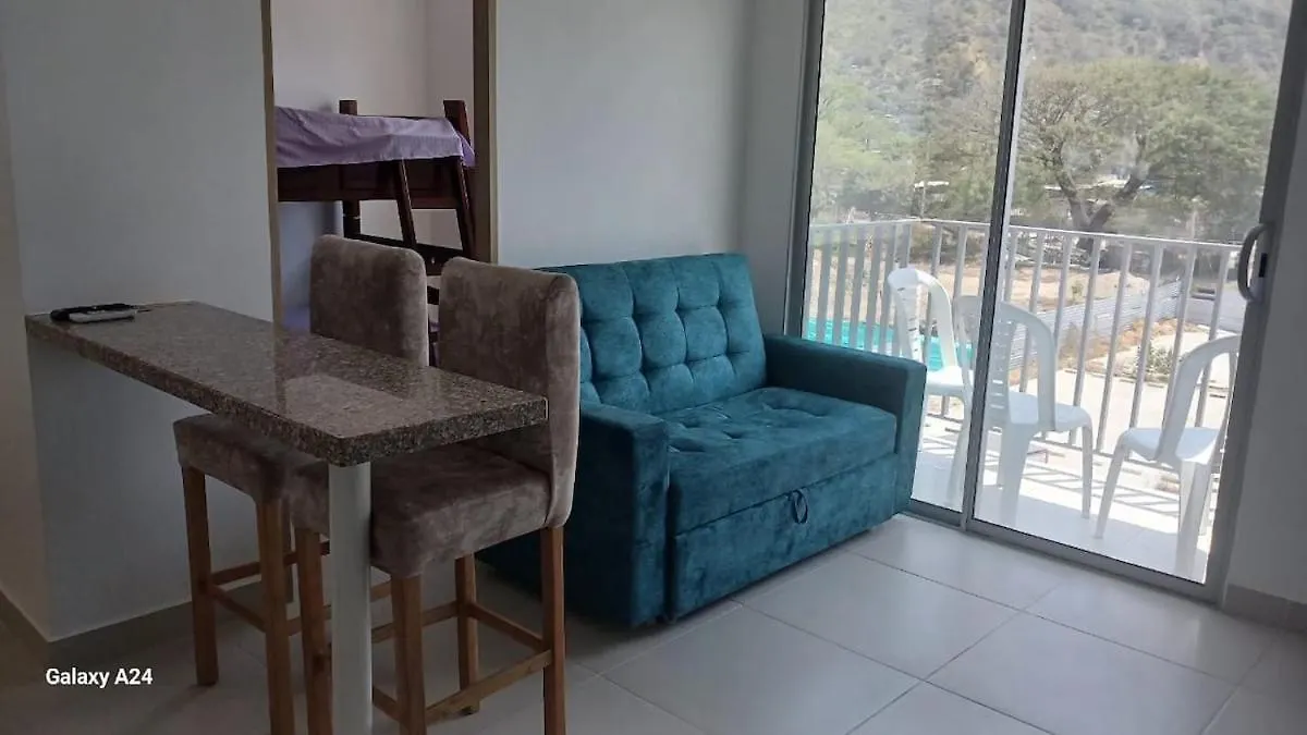 Santa Marta Apartment With A Pool 圣玛尔塔